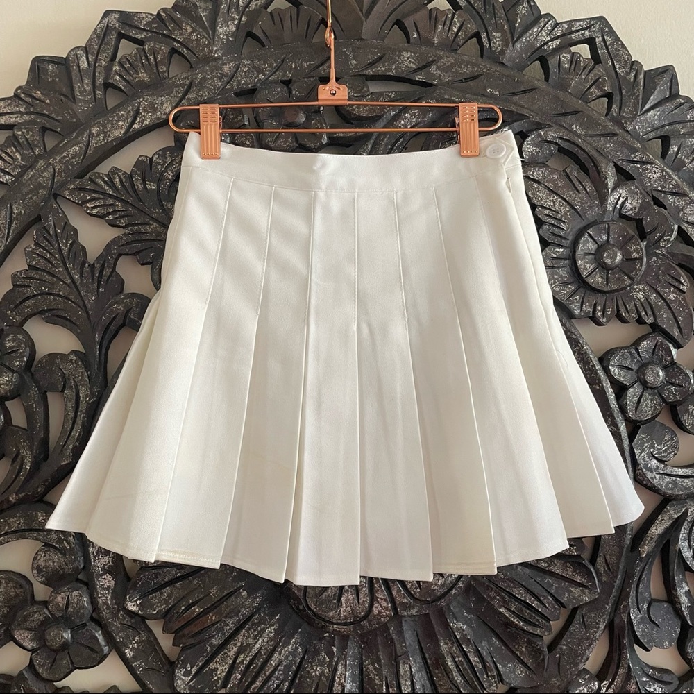 Pleated tennis skirt